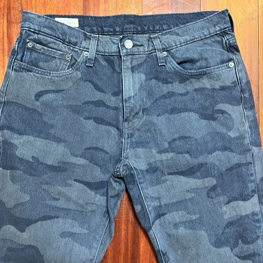 Levis Jeans Mens 32x32 511 Premium Camo Slim Fit Stretch Preppy Casual Grunge *